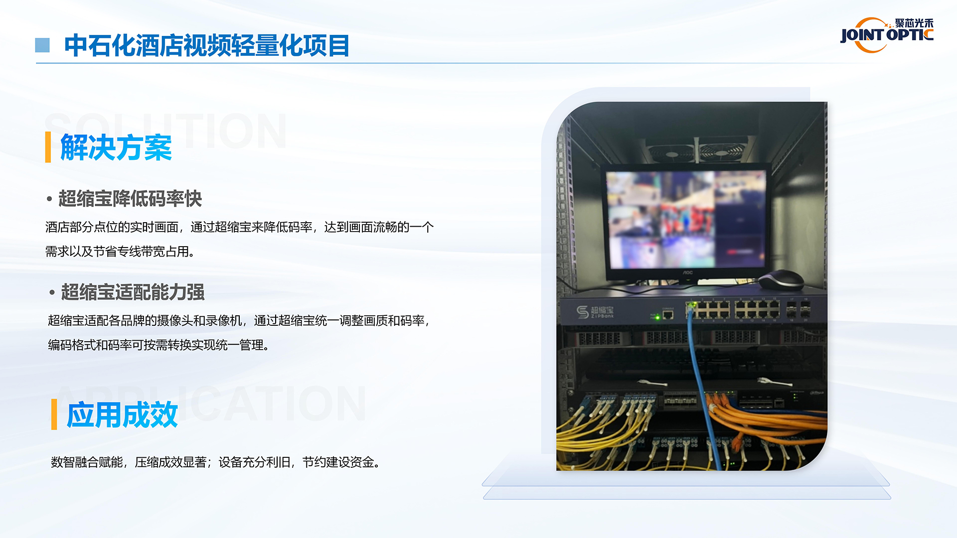 中石化酒店视频轻量化项目