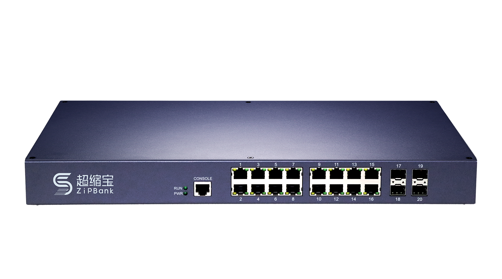ZipBank 16-port switch